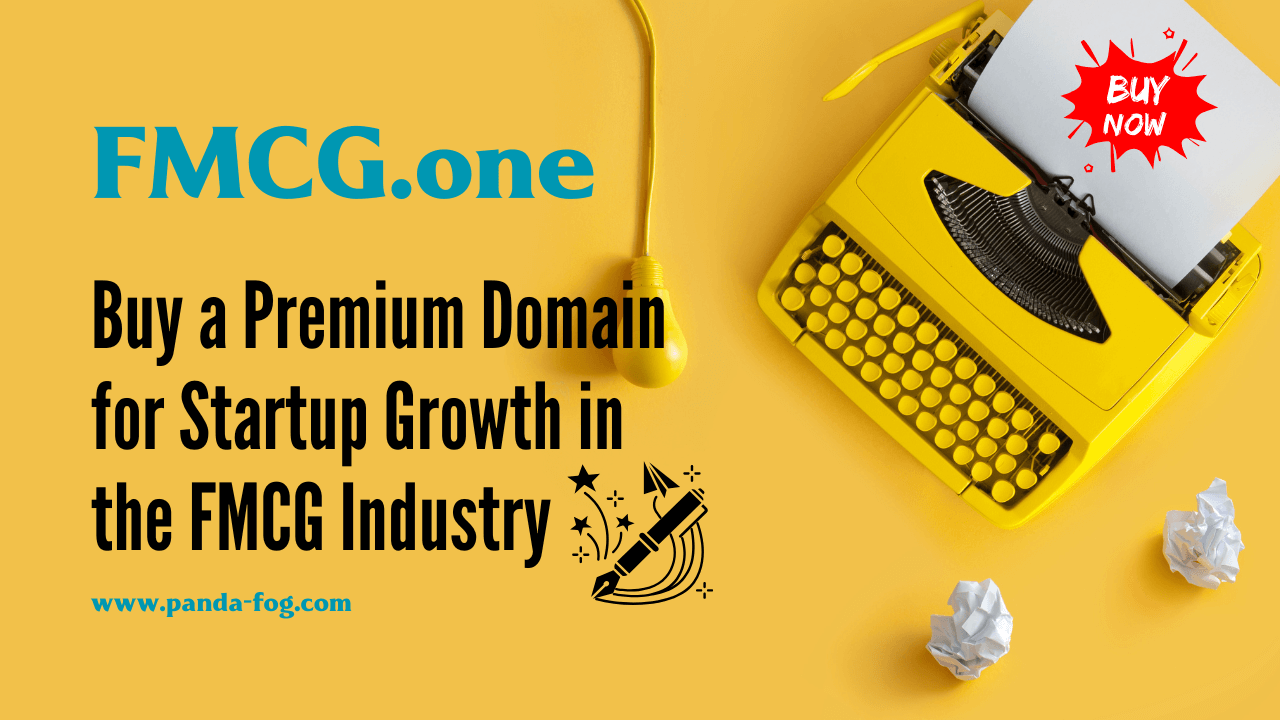 Buy a Premium Domain for Startup Growth in the FMCG Industry
