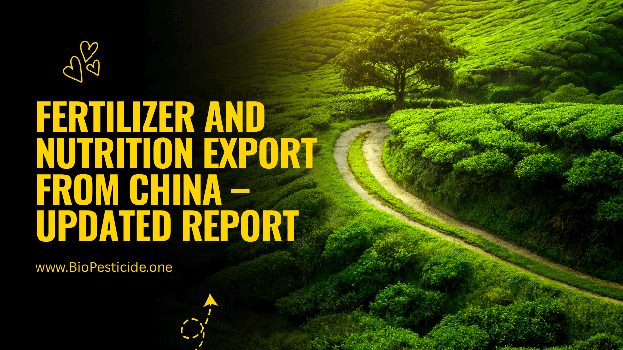 Fertilizer and Nutrition Export from China – Updated Report