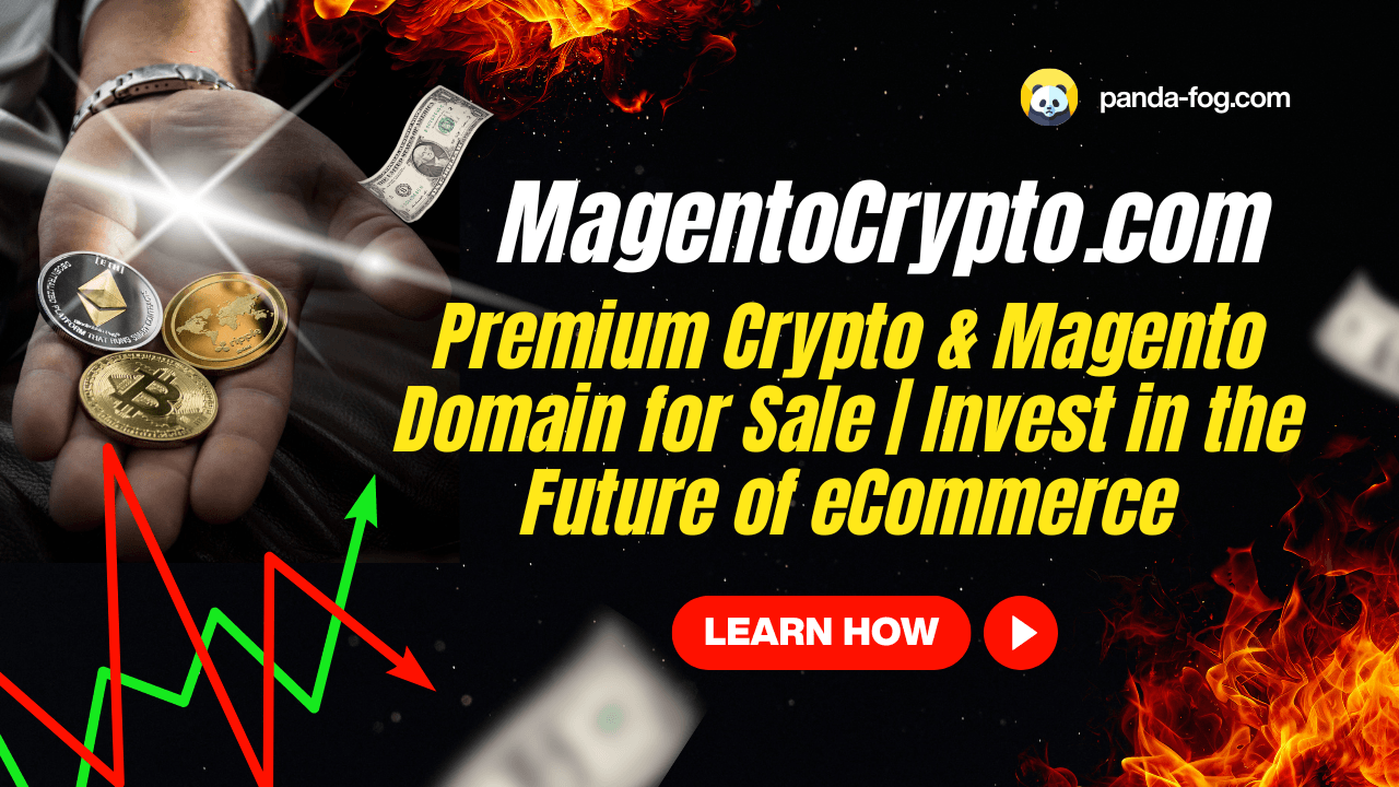 MagentoCrypto.com for Sale – A Premium Domain Ready for the Crypto Revolution