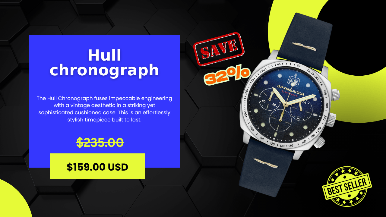 Spinnaker Hull Chronograph Review: Bold Design Meets Performance